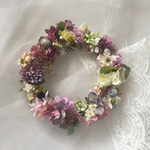 すみれいろの春リース（造花のリース）