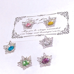 1粒スワロ  イヤリング/ピアス