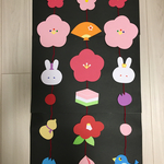 ひな祭り 吊るし飾り お雛様 壁面飾り 花飾り ガーランド 保育 幼稚園 高齢者施設 紙飾り