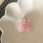 くまの桜餅のブローチ