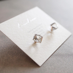 氷のかけら♡iceピアス＊イヤリング♡小ぶり♡上品♡涼しげ