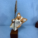 再販コーギーメモスタンド
