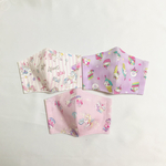 3枚　#4  子供用マスク　S sizeガーゼマスク　手作りマスク　かわいいマスク　女の子　マスク刺繍