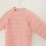 洗濯機で洗える お食事 エプロン 長袖 ロング 離乳食 送料無料