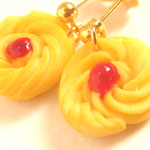焼きたてさっくり♪絞りだしクッキーのピアス♪