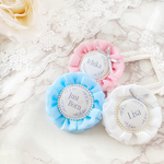 ♡ツイード生地が可愛いくて上品♡プレゼントにも人気のお名前シフォンロゼット♡