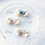 ほわほわ＊ビジューピアス