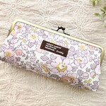 【受注製作】がま口メガネケース  リバティ ベッツィ