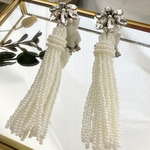 D ウェディングアクセサリー ウェディング　ブライダル　ブライダルアクセサリー　タッセルイヤリング　タッセルピアス　WT　