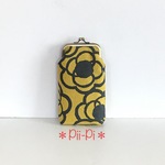 北欧くるくるフラワー＊がま口メガネケース