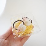 [2個セット] ちびことりヘアゴム***