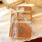 ♥️厚め木製古書風オブジェ♥️ウォールナット♥️