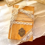 ♥️厚め木製古書風オブジェ♥️チーク♥️