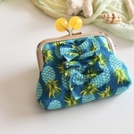 【再販】パイナップルのがま口🍍グリーン※受注製作