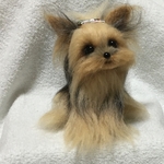 羊毛フェルト　ヨークシャテリア