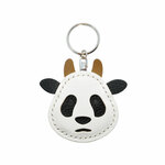 【2021年限定】【受注生産】白黒の牛パンダキーホルダーだよ〜🐼🐂！