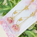新作♡春待ちピアス、イヤリング、ノンホールピアス、サージカルステンレスピアス、金属アレルギー対応