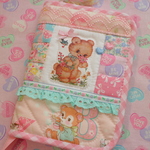 【chococomint様専用】hana*ハンドメイド★パッチワークレトロアニマルマルチケースＳサイズ♪通帳ケース母子手帳ケースにも