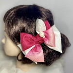 和装髪飾り リボン髪飾り リボンヘアアクセサリー   ピンク髪飾り