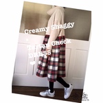 CREAMY Shaggy ×CHECK OP