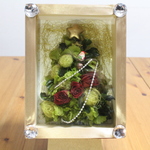 （クリスマス作品）★フランスリボン＆プリザーブドフラワーChristmas　Tree★