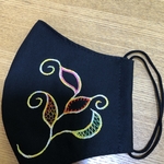 アイヌ刺繍マスク　2