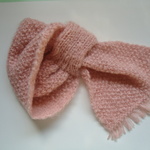 ふんわりモヘアのマフラー