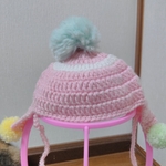 【あの宣言が解けたら販売】ポンポン付きねこぼうし〈旧作につきお得な価格！！〉ぽんぽん付き！