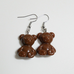 くまチョコレートのピアス ツヤタイプ