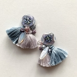 パレードタッセルピアス【あじさい】