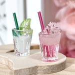 ☆カルピスソーダ＆雪の結晶ソーダ☆  ミニチュア　ドリンク　シルバニア　飾り