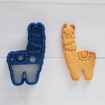 アルパカ（スタンプ付き）クッキー型・クッキーカッター