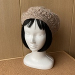 モヘアタムネップのベレー帽