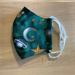 緑の宇宙　子供マスク　立体