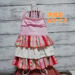 完成品　Mサイズ　3段フリルキャミワンピ　ピンク