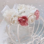 うさぎ♡花冠☆ホワイトローズ☆