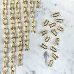 sale💖【10個】gold color / デザインチェーンコネクター
