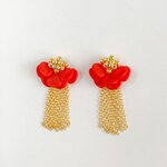 ” 鬼芥子"   Sunbeams 木漏れ日のピアス