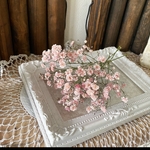 やっと2025年再販❣️ドライフラワーかすみ草サクラ色キラキラオーロララメ付き❣️ハーバリウムハンドメイド花材