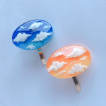 雲の浮かぶ 空の ポニーフック　blue sky