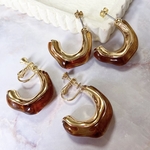【限定SALE中♡/イヤリング】ジェリービーンズ＊べっ甲