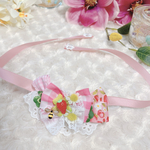 ワンコ用アクセサリー♡いちごフェア🍓lovelyピンクチョーカー