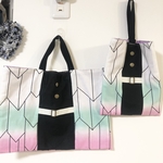 鬼　滅　刃　レッスンバッグ  上履き入れ　2点セット　蝶　🦋