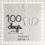 ウールレター♡天使の羽・お食い初め 100days