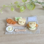 くまちゃんフィッシュバーガーセット・フェイクフード