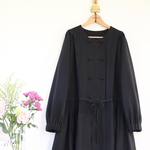 ★毛並クロスウール100％　ロングワンピース★一枚限定