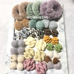 SALE♡SALE【送料無料】売り切りSALE♡  ファー  パーツ  アソート