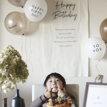 【即日発送】バースデータペストリー　誕生日　飾り　ハーフバースデー　おうちスタジオ