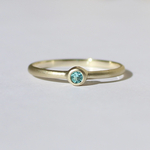 torico1017様専用 / Paraiba tourmaline 2.5mm Ring / K10YG. PG. WG, Honning.