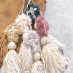 【blue】♱ tassel cross ♱